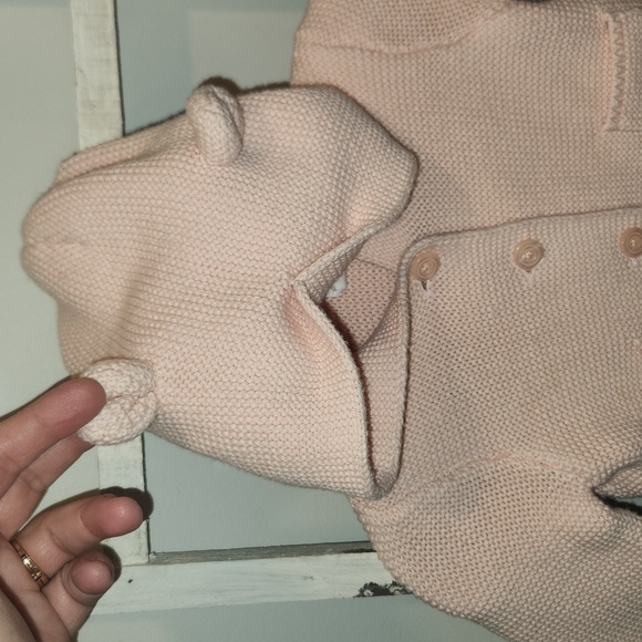 Baby Gap Pink Brannan Bear Sweater 3-6 Months - Picture 5 of 7